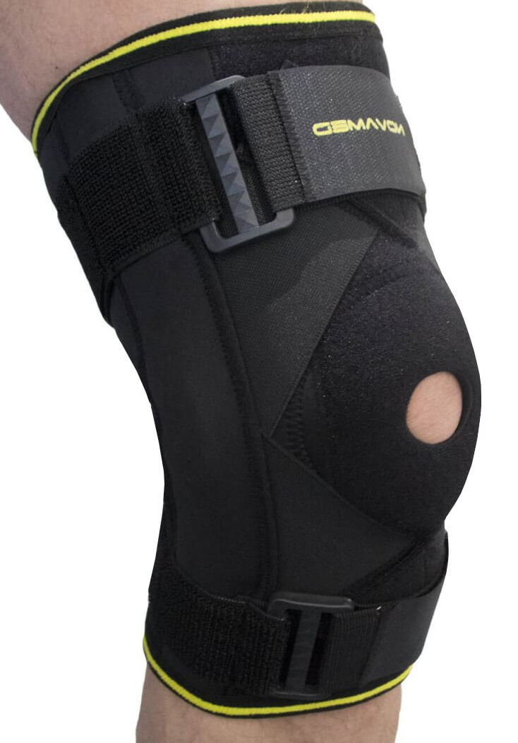 Novamed scharnier kniebrace MAX met extra gekruiste banden