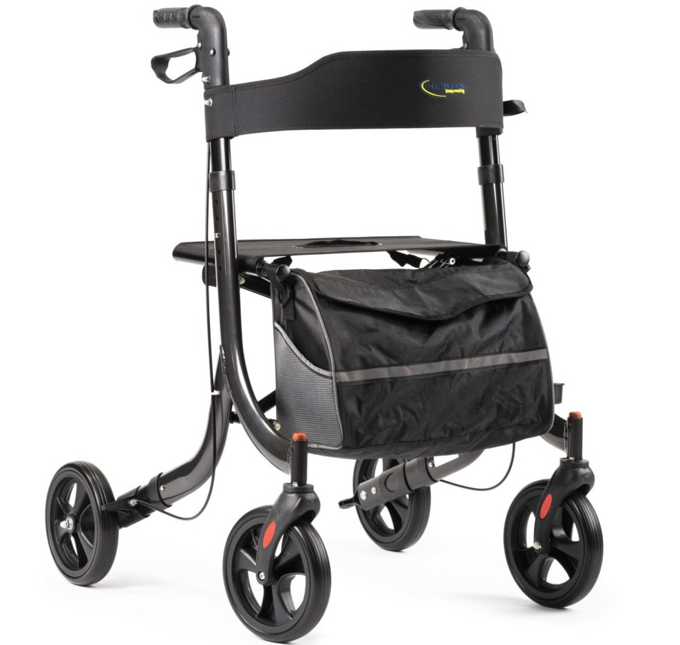 MultiMotion Light Rollator Lichtgewicht Modern Design Grijs