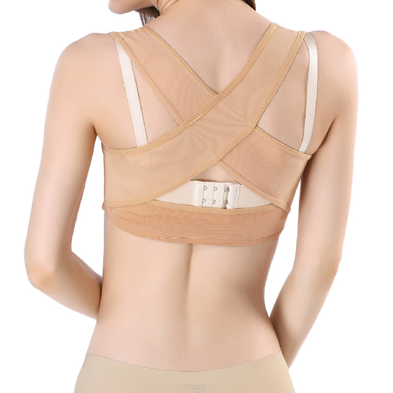 Dunimed houdingscorrector / rugrechthouder voor Dames (Zwart en beige)
